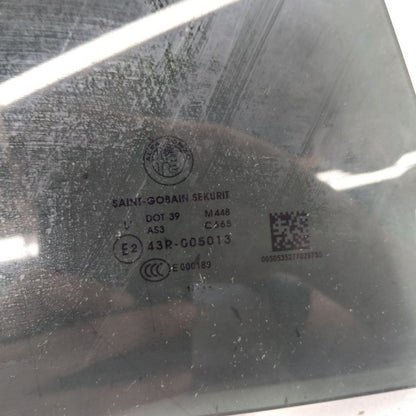 Passenger Right Rear Door Glass Window Fits 18-24 Alfa Romeo Stelvio