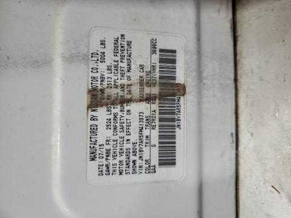 Passenger Right Rear Door Vent Glass Window Fits 14-16 INFINITI Q50