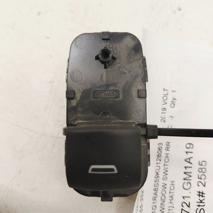 Chevy Volt Power Window Switch Right Passenger Rear  2019 2018 2017 20
