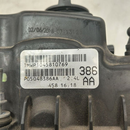2018 Fiat 500 X 2.4 Model Engine Cylinder Head Valve Cover
