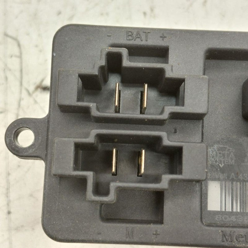 2018 Fiat 500 X Model Blower Resistor Fan Motor Speed Resistor