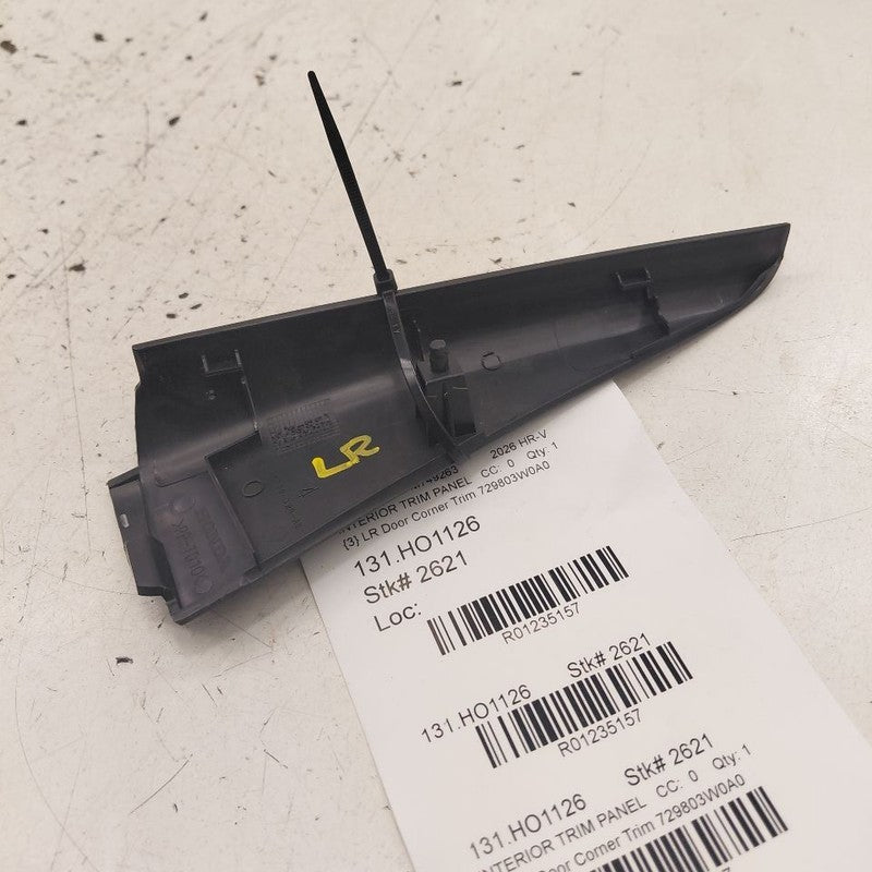 Honda HR-V Left Rear Door Corner Trim {729803W0A0} 2026 2025 2024 2023