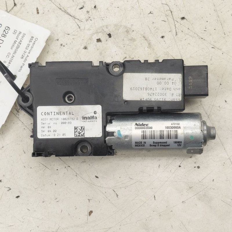 Nissan Murano Electric Power Sun Moon Roof Glass Motor  2020 2021 2022