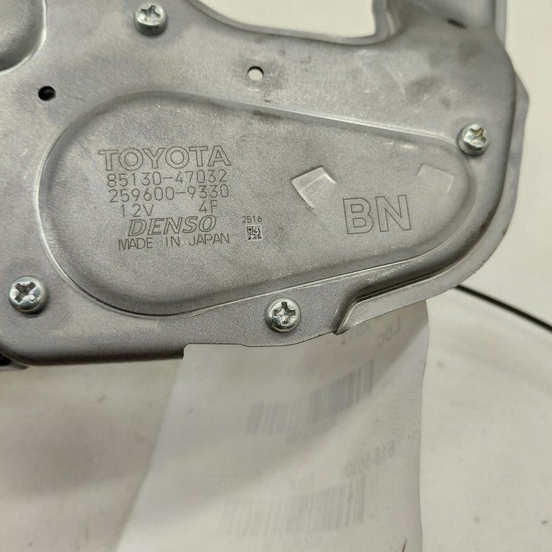 Rear Wiper Motor Toyota Prius VIN Fu 7th And 8th Digit Fits 16-22 Toyo