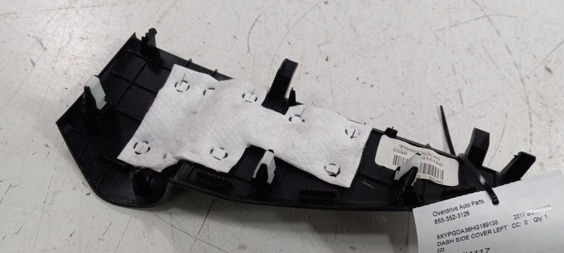 Kia Sorento Dash Side Cover Left Driver Trim Panel 2016 2017 2018