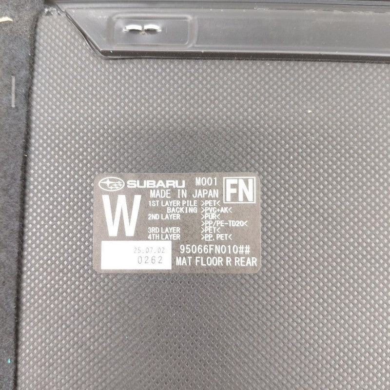 Subaru XV Crosstrek Spare Tire Cover Trunk Mat  2025 2024