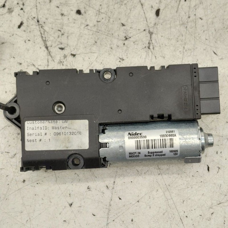Cadillac CT6 Electric Power Sun Moon Roof Glass Motor  2018 2017 2016