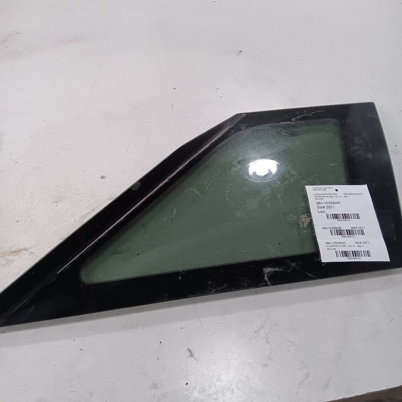 Passenger Right Quarter Glass Window Dark Gray Tint Fits 21-22 Ford Br