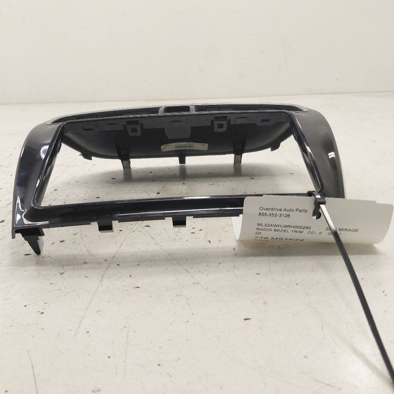 Mitsubishi Mirage Radio Bezel Trim Dash Surround  2024 2023 2022 2021
