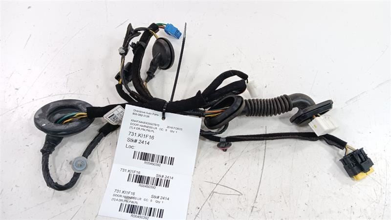 Kia Forte Door Harness Wire Wiring Left Rear 2016 2015 2014