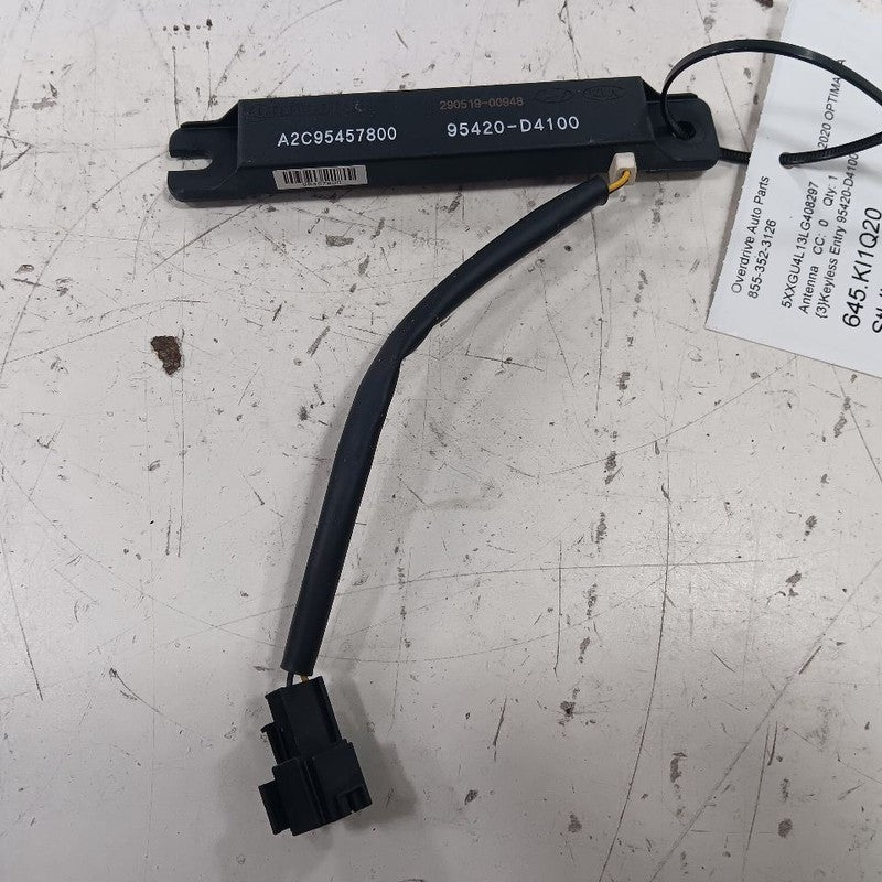Kia Optima Keyless Entry Antenna Module {95420-D4100} 2020 2019 2018 2