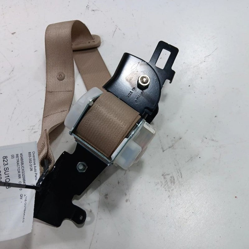 Subaru Outback Legacy Seat Belt Strap Retractor Right Passenger Rear Back  2016