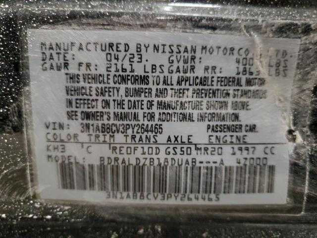 Nissan Sentra Left Rear Marker Light Lamp  2023 2022 2021 2020