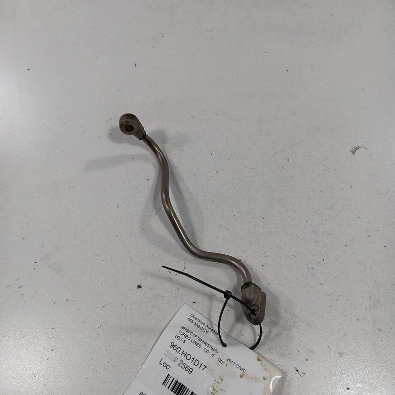 Honda Civic Super Turbo Charger Oil Line Hose Tube  1.5L 2018 2017 2016
