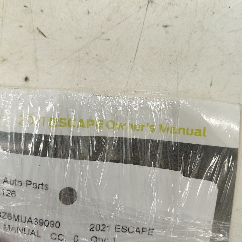2021 Ford Escape Owners Manual