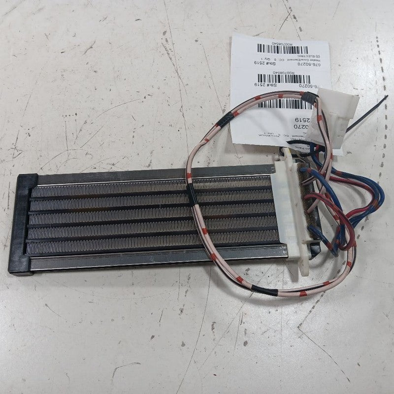8710752070 Electric Heater Core Toyota Prius C VIN B3 7th And 8th Digit 12-19 Toyota Prius