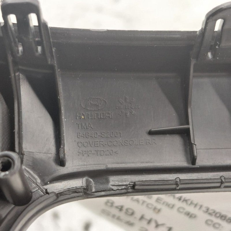 Hyundai Santa Fe Center Console Rear End Cap Trim Cover  2019 2020