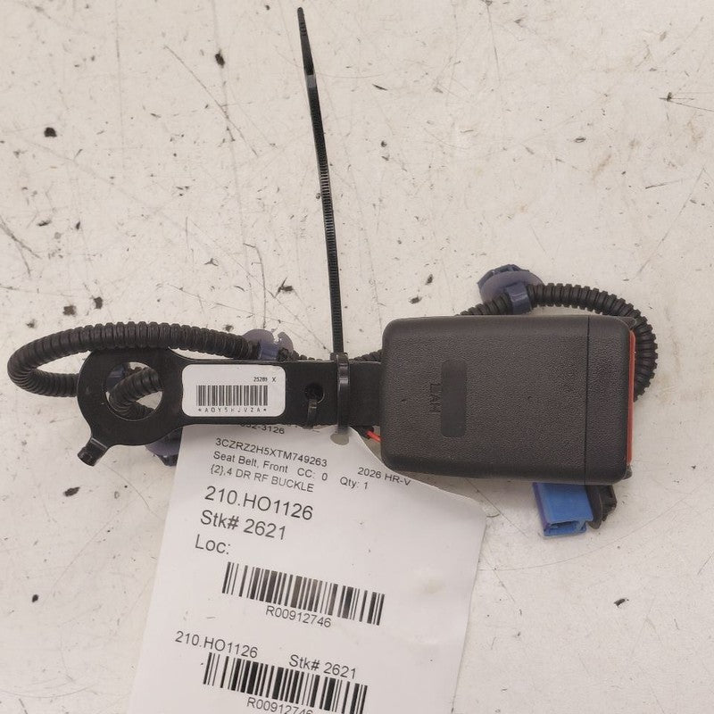Honda HR-V Passenger Right Front Seat Belt Buckle Latch 2026 2025 2024