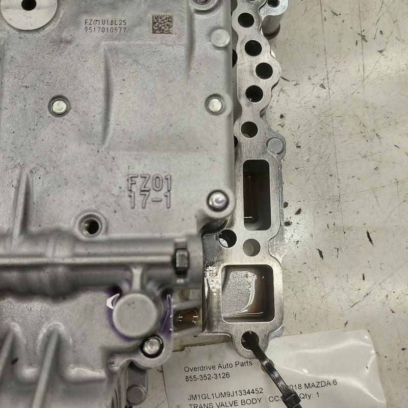 Mazda 6 Automatic Transmission Valve Body  2018 2019 2020 2021