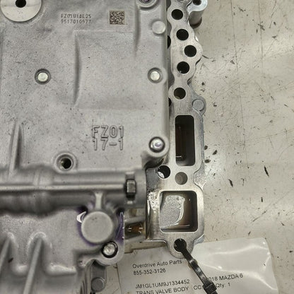 Mazda 6 Automatic Transmission Valve Body  2018 2019 2020 2021