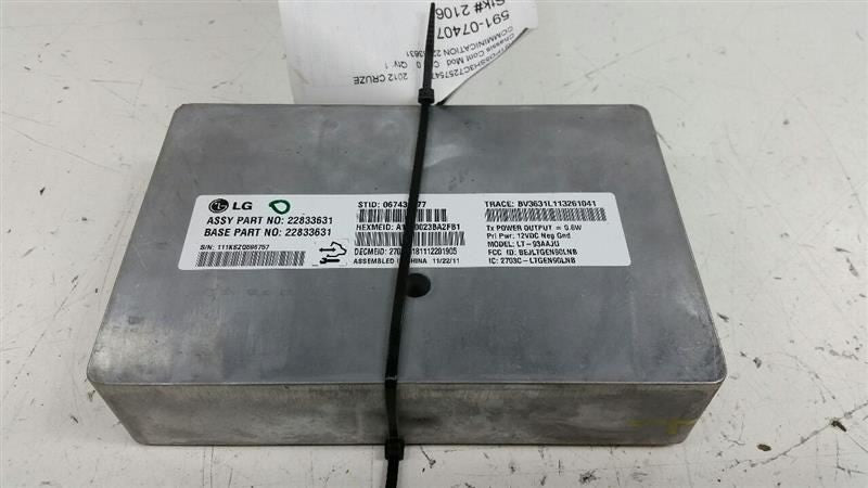 22833631 Computer Control Module Communication Onstar Opt UE1 ID 22833631 12 Buick Regal