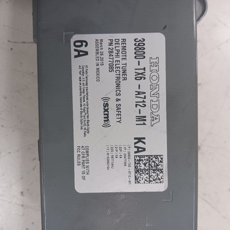 Audio Equipment Radio Satellite Receiver Fits 16-18 Acura ILX OEM