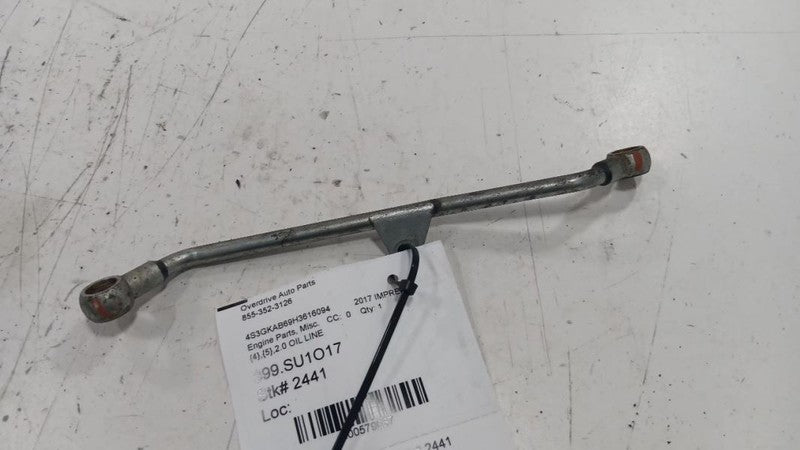 Subaru Impreza Oil Line 2017 2018 2019 2020 2021 2022 2023 OEM