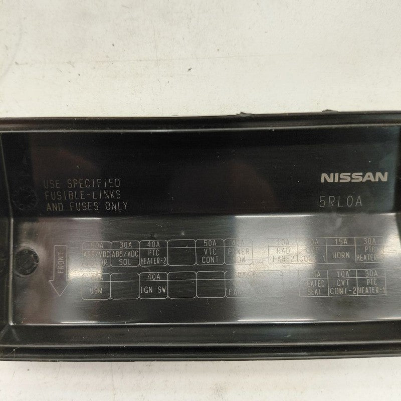 Nissan Versa Fuse Box Cover {5RL0A} 2024 2023 2022 2021 OEM