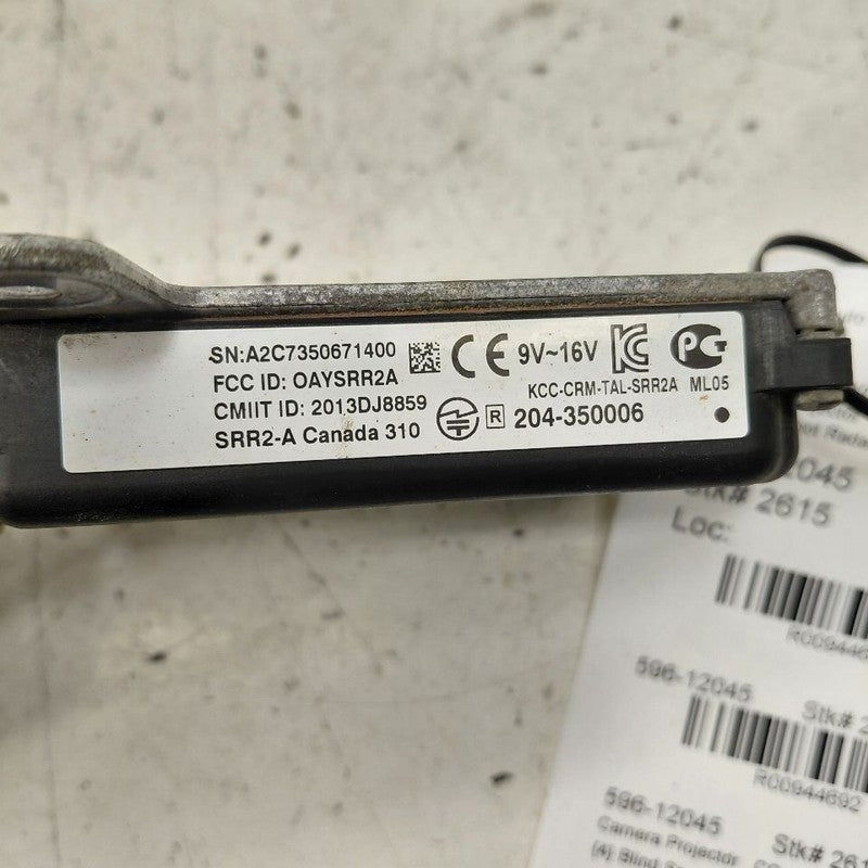 Radar Unit Blind Spot Alert Fits 14-16 Mazda 3