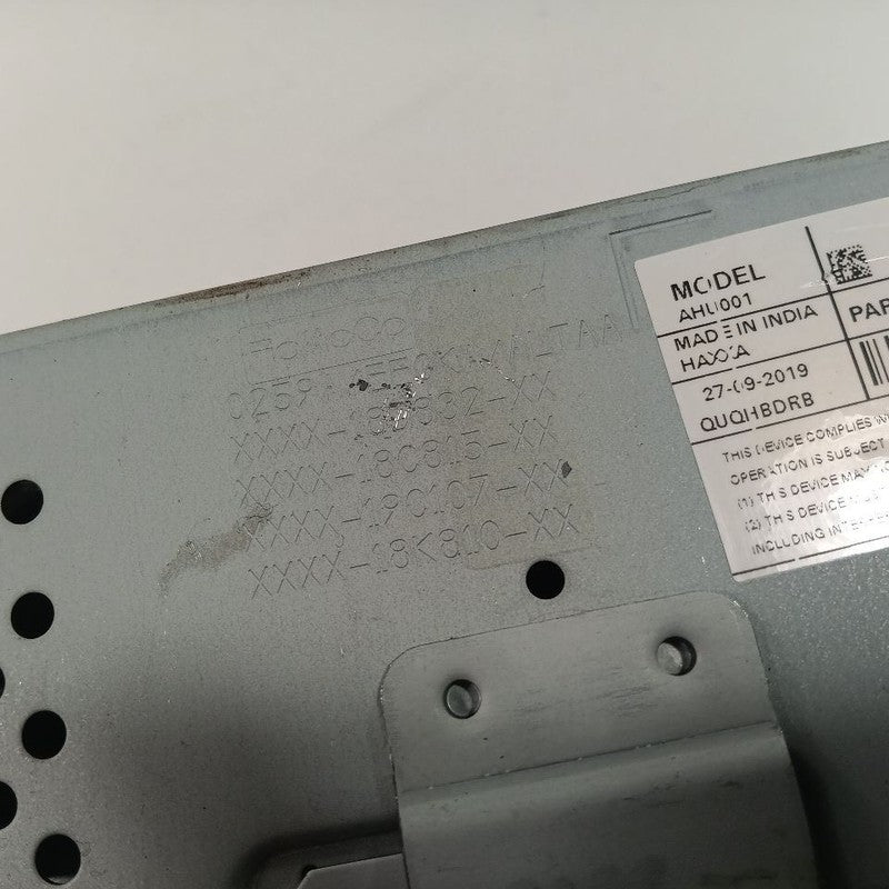 LU5Z18K810D Audio Equipment Radio Receiver AM-FM-MP3 Fits 20 Ford Ecosport