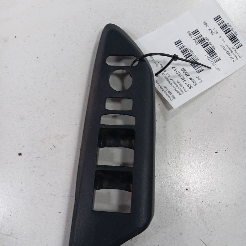 Honda Civic Window Switch Bezel Trim Left Front 2018 2017 2016