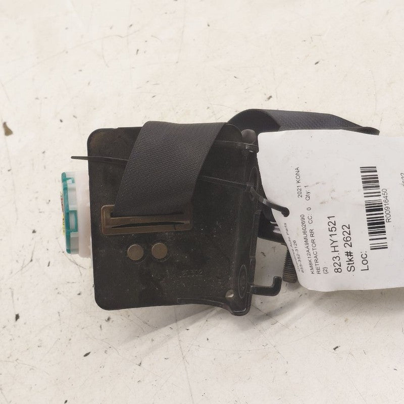 Hyundai Kona Seat Belt Strap Retractor Right Passenger Rear Back  2021