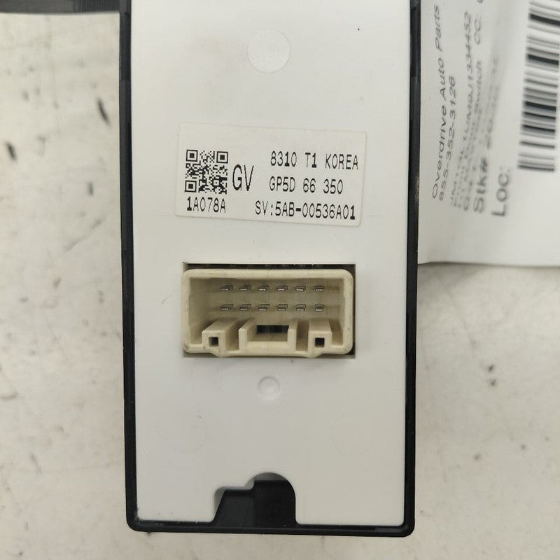 Driver Front Door Master Switch  Fits 18-21 Mazda 6