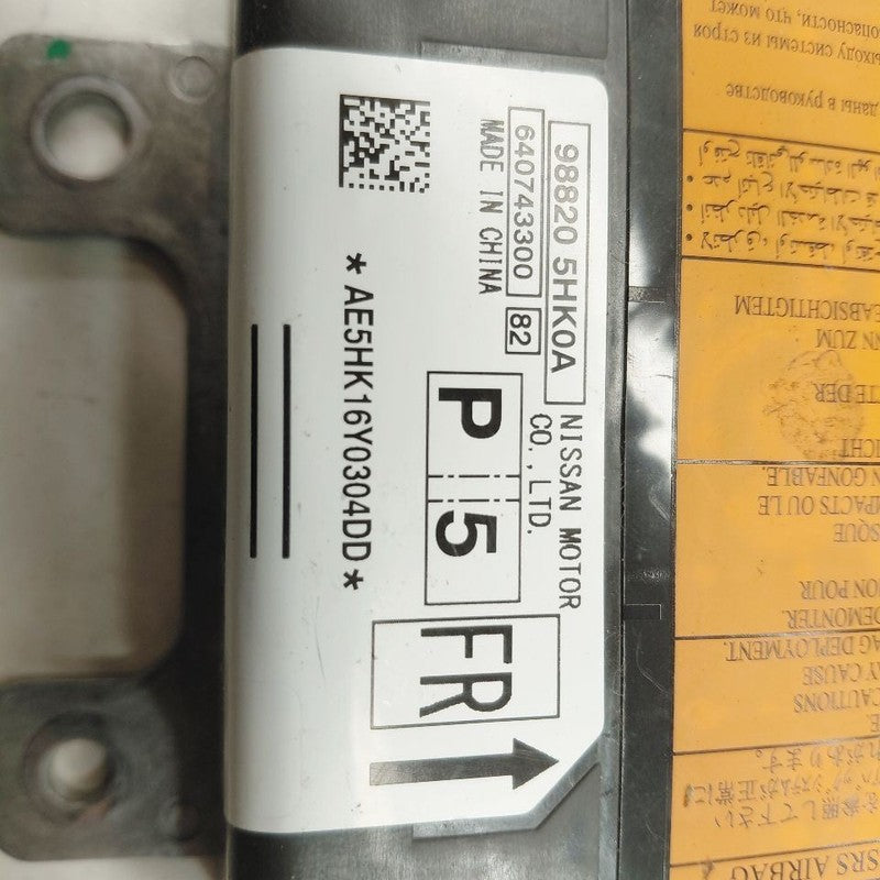 Restraint Control Module VIN K 1st Digit Fits 17 Nissan Rogue OEM