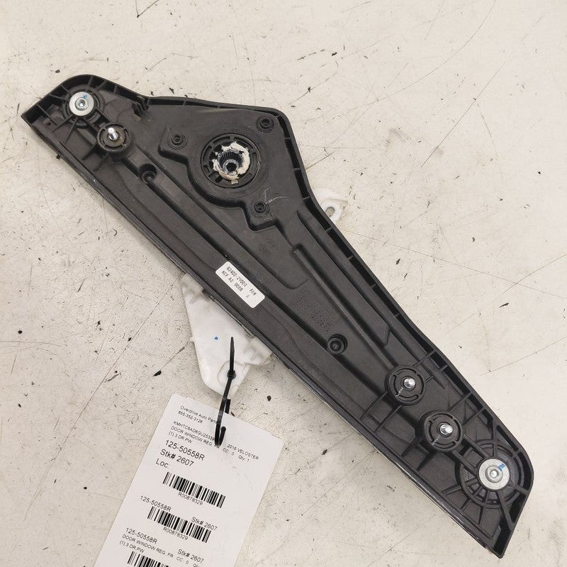 Passenger Right Front Window Regulator Track Fits 12-17 Hyundai Velost