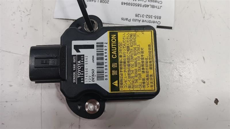 Stability Yaw Rate Control Fits 08-09 LEXUS LS600HL OEM