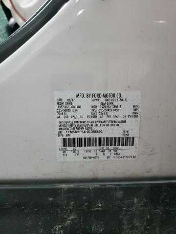 Left Rear CV Axle Shaft Fits 11-19 Ford Explorer OEM