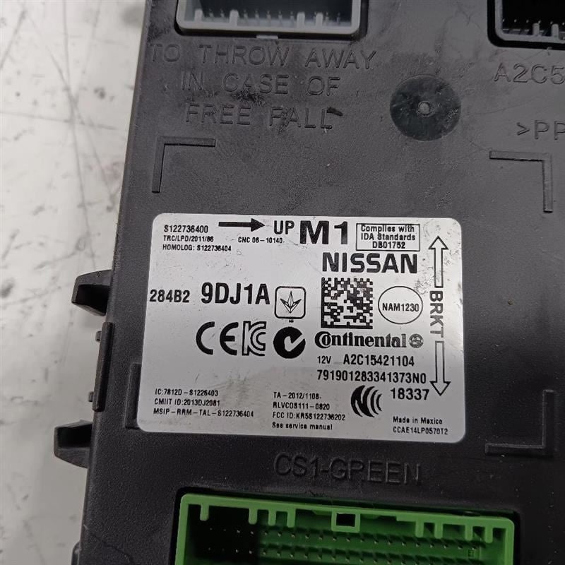 Body Control BCM Right Hand Dash Fits 19-20 MAXIMA OEM