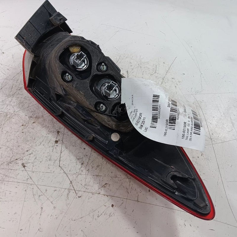 Passenger Right Tail Light Brake Lamp Qrtr Panel Mounted Fits 13-16 Mazda CX-5