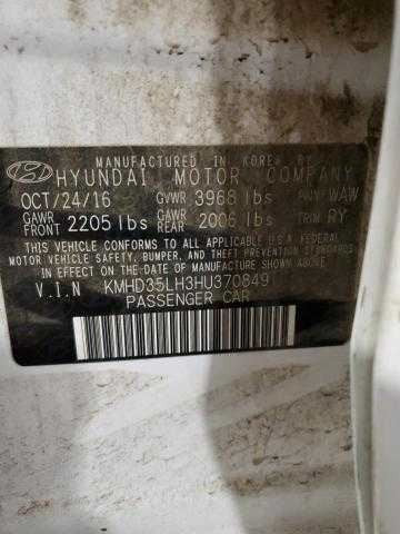 Hyundai Elantra Battery Hold Down  2017 2016 2015 2014 2013