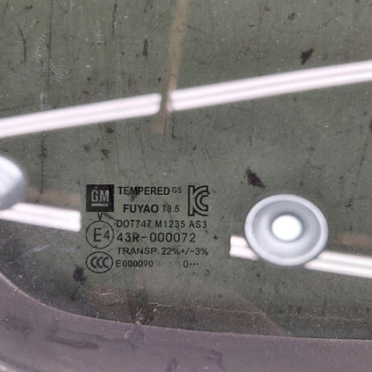 Passenger Right Rear Door Vent Glass Window Priv Tint Opt Ako 13-22 Ch