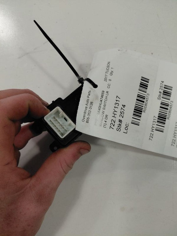 Hyundai Tucson Window Switch Power Left Driver Rear  2016 2017 2018