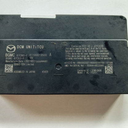 Communication Bluetooth Connectivity Control Module Fits 21-23 Mazda 3