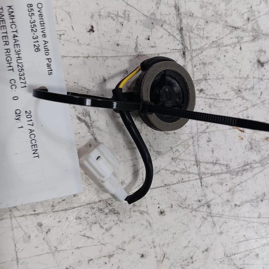 Hyundai Accent Tweeter Right Passenger Tweeter Speaker 2014 2015 2016 