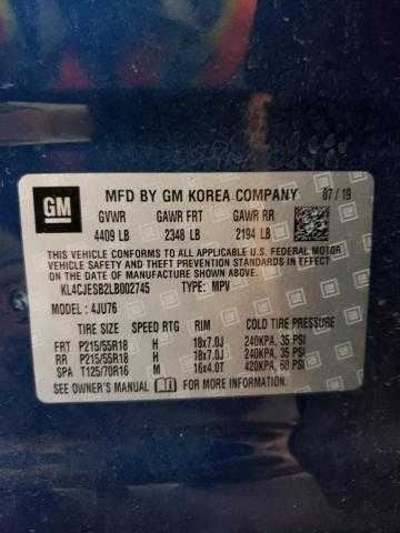Buick Encore Windshield Wiper Washer Fluid Hood Sprayer Nozzles  2017 