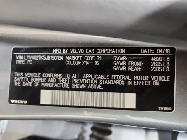 Volvo S60 Crankcase Vent Hose {32222163} 2018 2017 2016