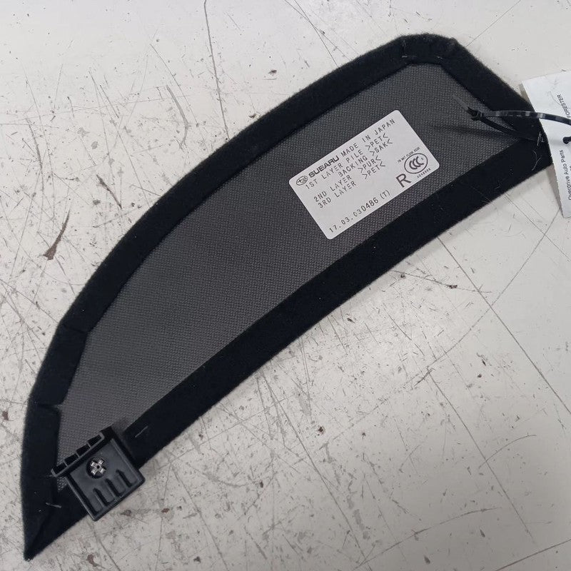 Subaru Forester Passenger Right Side Trunk Floor Mat Layer Piece 2016 