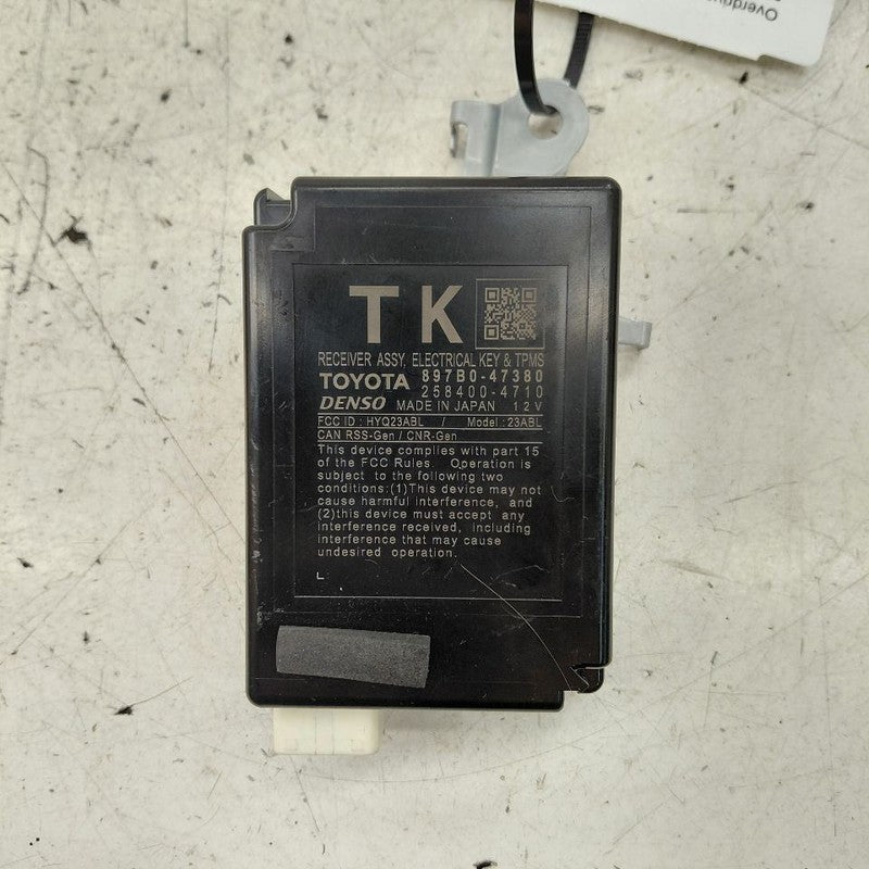 Toyota Prius TPMS Control Unit {897B047380} 2022 2021 2020