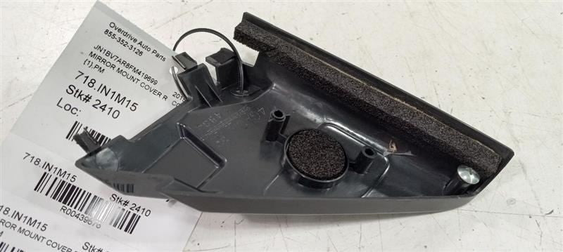 Infiniti Q50 Mirror Mount Cover Door Trim Right Passenger 2014 2015 2016