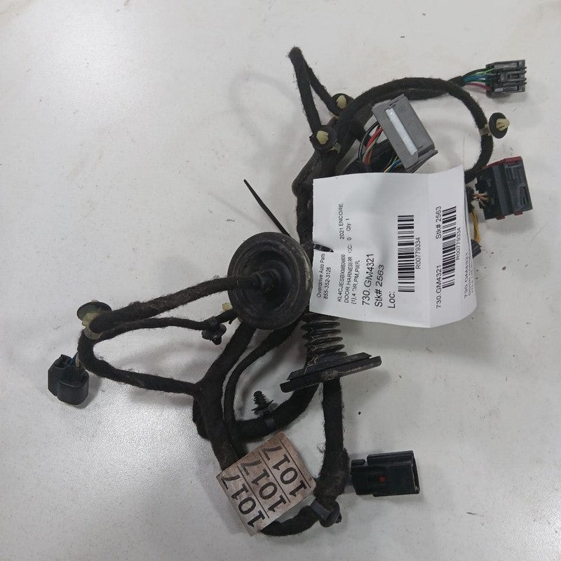 Buick Encore Door Harness Wire Wiring Right Passenger Rear  2022 2021 